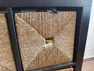Cesta de mimbre Ikea Knipsa