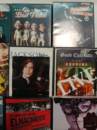 Lote DVDs Música Rock Pop Internacional