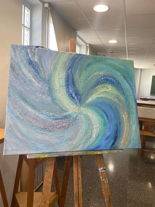 Cuadro artesanal hecho a mano por mí,Lienzo ,