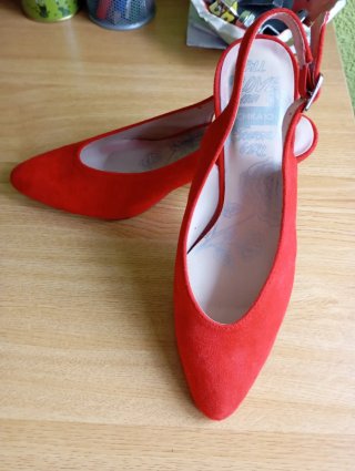 Zapatos Lauper Rojos Talla 37