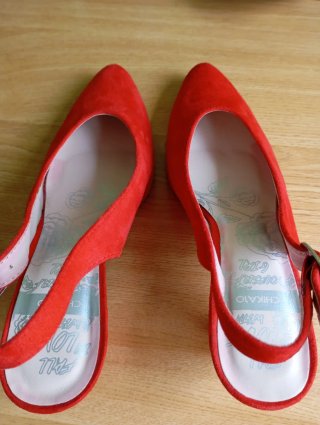 Zapatos Lauper Rojos Talla 37