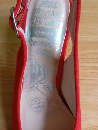 Zapatos Lauper Rojos Talla 37