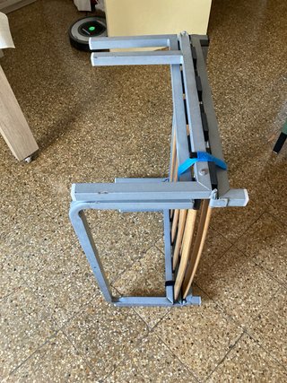 Cama Plegable Metálica y Madera