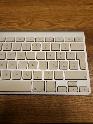 Tastiera Apple A1255 Argento
