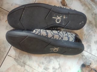 Zapatillas Calvin Klein Beige y Negro auténticas
