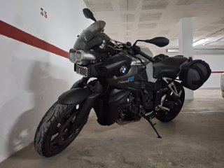 BMW K1200R Negra y Plateada