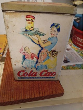 Lata Azúcar Cola Cao Años 60