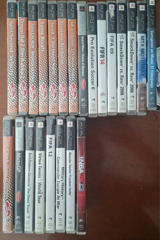 Cajas de juegos PSP Sony (vacías)