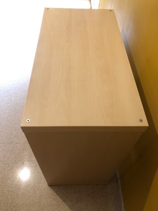 Estantería modular 4 cubos madera clara