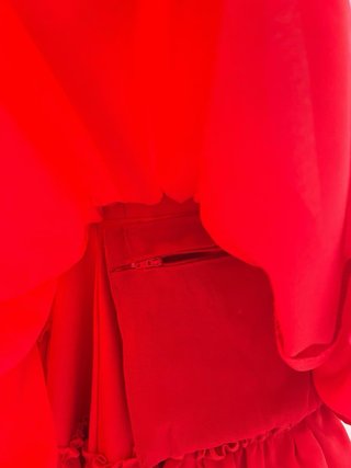 Traje de flamenca rojo