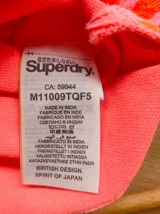 Camiseta Polo Superdry fluor