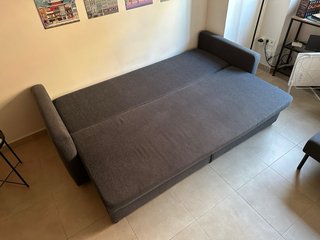 Sofá Cama Ikea Gris 3 Plazas