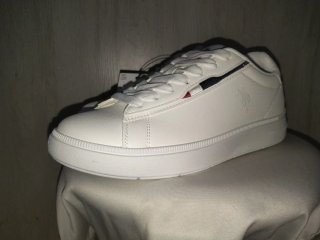 Sneakers Polo US bianche e nere