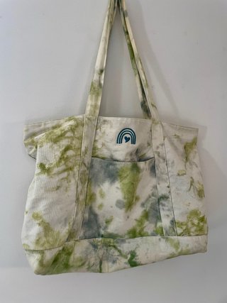 Bolso de tela Green Coast Tie-Dye