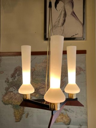 Lampada sospensione Stilnovo anni '50