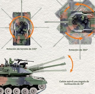 Maqueta tanque radiocontrol