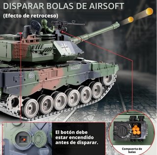 Maqueta tanque radiocontrol