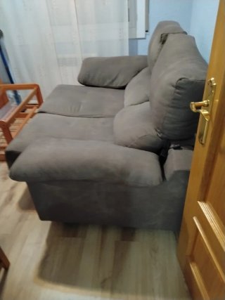 Sofá 2 plazas reclinable con USB