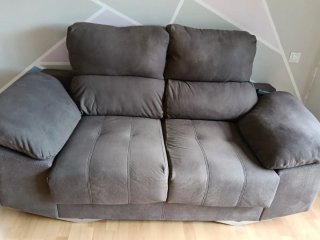 Sofá 2 plazas reclinable con USB