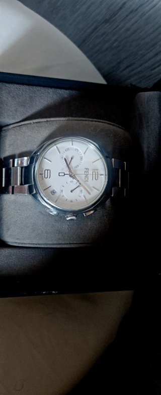 Orologio Fendi Momento Argento Bianco