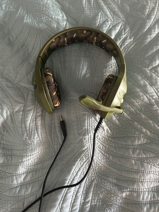 Cascos Gaming Camuflaje Militar