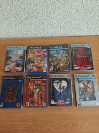 Lote 8 Juegos PlayStation 2 (PS2)
