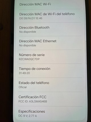 Samsung A54 5G 256GB Impecable