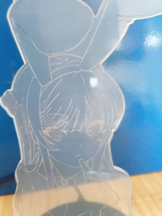 Lampada RGB bunny girl