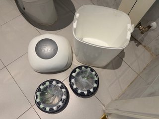 Cubo pañales / papelera pañales (+ 2 RECAMBIOS)