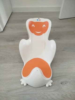Adaptador bañera bebé naranja