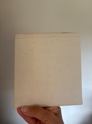 Pantalla de lámpara cuadrada