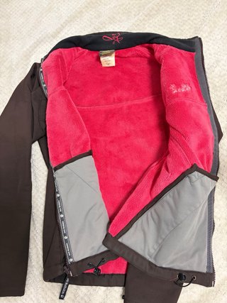Chaqueta Softshell Jack Wolfskin Marrón/Fucsia
