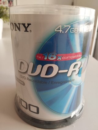 DVD-R Sony 100uds 4.7GB 16x