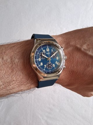 Reloj Swatch Cronógrafo Secret Agent Azul
