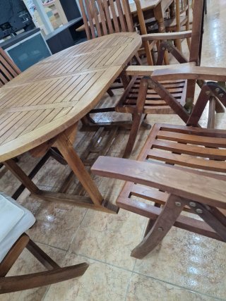Conjunto Terraza TEKA Madera