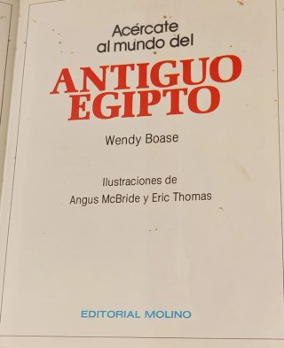 Acercate al mundo del Antiguo Egipto