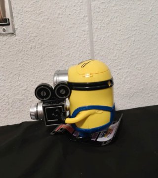 Vaso Minions con Cámara Vintage