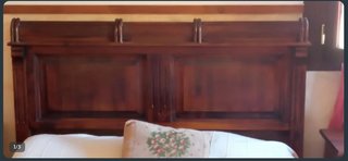 Dormitorio completo madera oscura