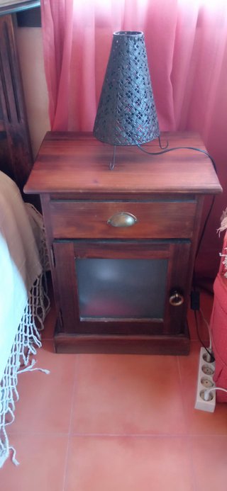 Dormitorio completo madera oscura