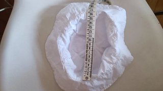 Cappellino bimba bianco