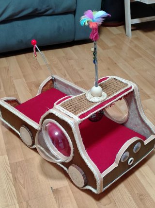 Cama para Gatos Diseño Coche