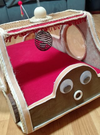 Cama para Gatos Diseño Coche