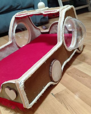 Cama para Gatos Diseño Coche