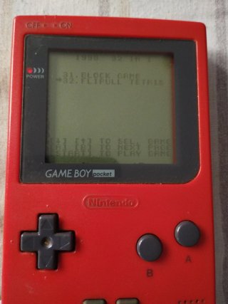 Nintendo Game Boy Pocket Roja Sin tapa pilas
