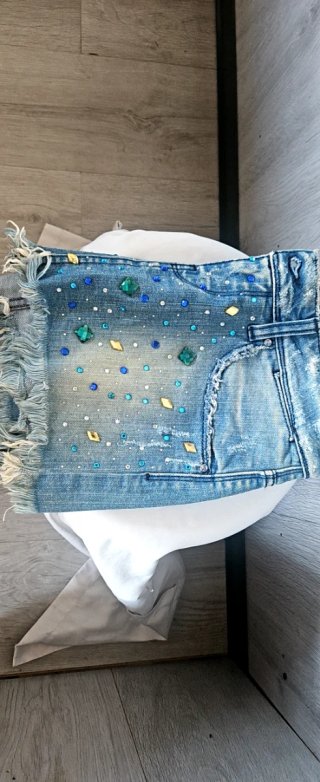 Gonna Jeans MET Decorata S/36/8