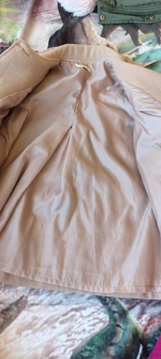 Abrigo beige niña 4 años