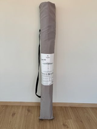 Parasol Hyba Lagoa 300 (Carrefour), 3 metros taupe