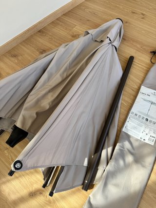 Parasol Hyba Lagoa 300 (Carrefour), 3 metros taupe