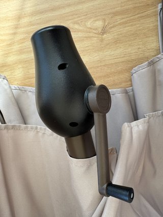 Parasol Hyba Lagoa 300 (Carrefour), 3 metros taupe