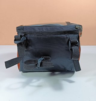 Bolsa manillar de bicicleta negro/naranja